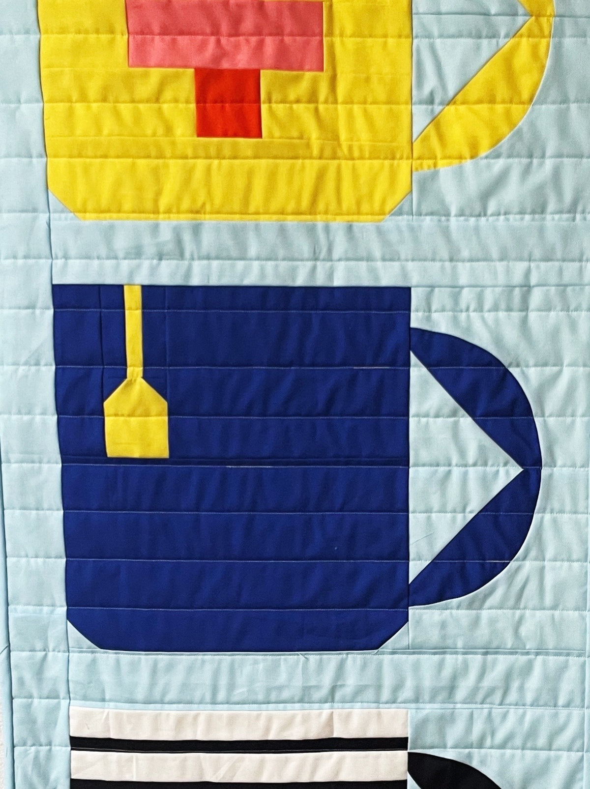 Mugs & Kisses Modern Mug Quilt Pattern | Scrap-Friendly