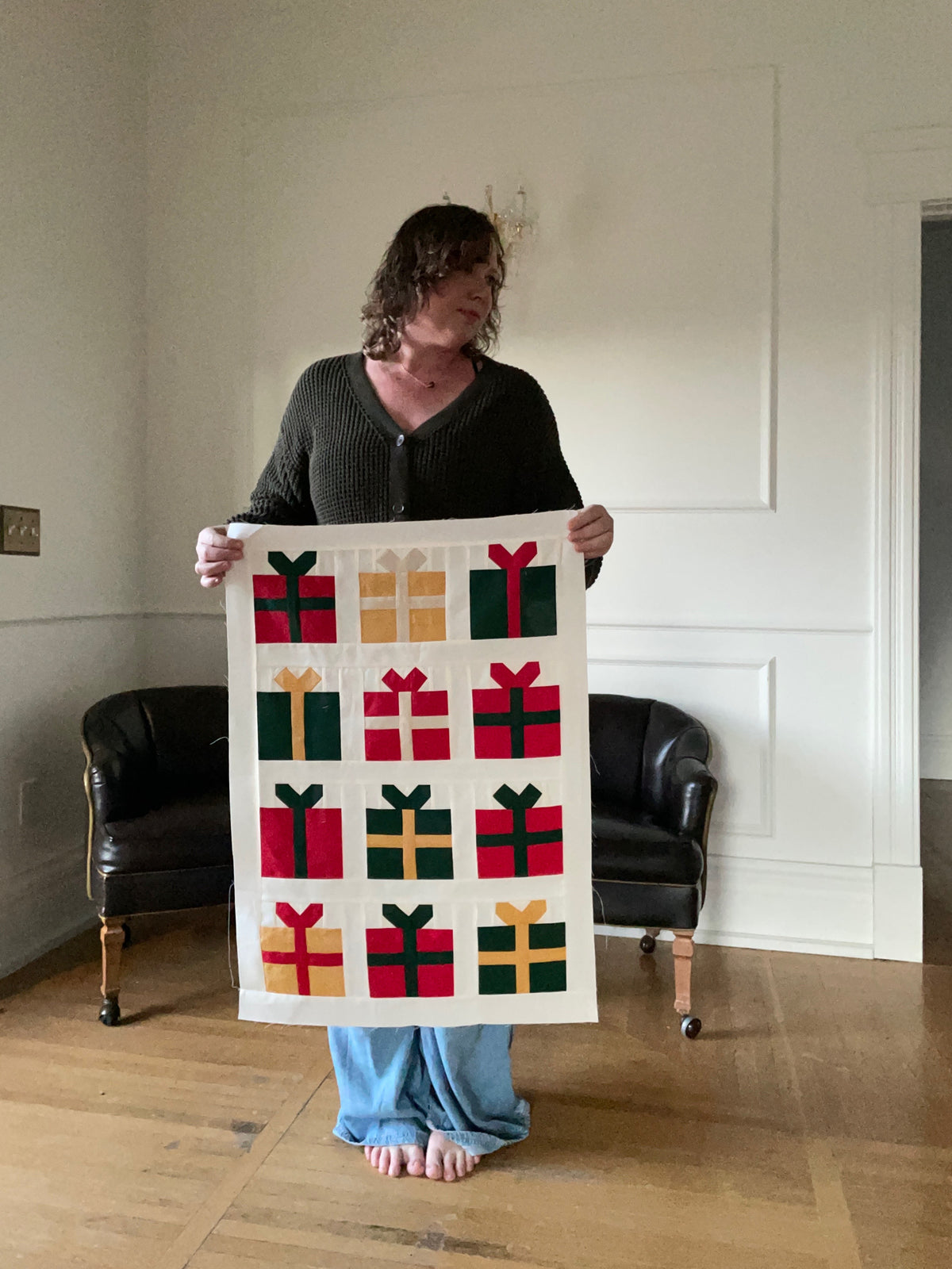 Perfect Presents Modern Quilt Pattern | Christmas Quilt